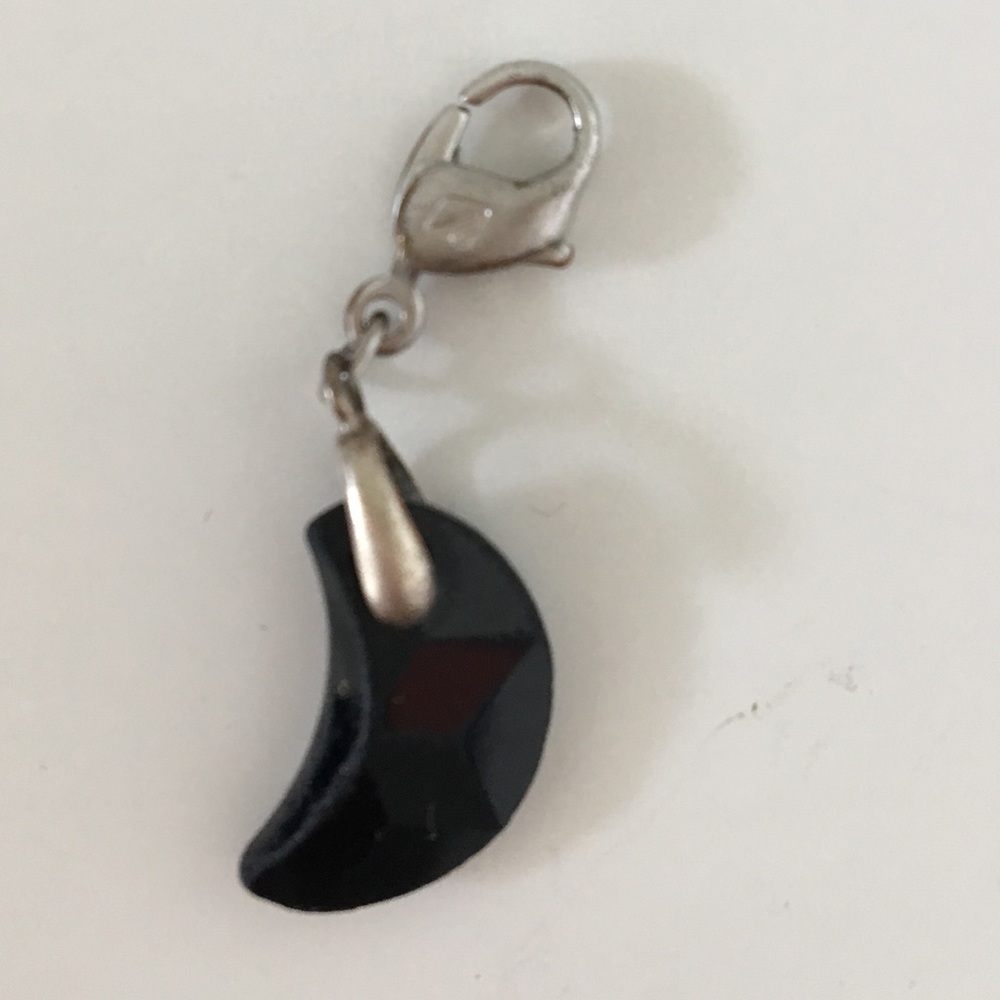 Authentic Swarovski crystal moon charm
